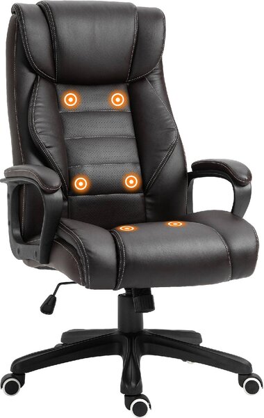 Icon Space Sedia Ergonomica con Ruote Braccioli e Poggiatesta in Ecopelle colore Nero
