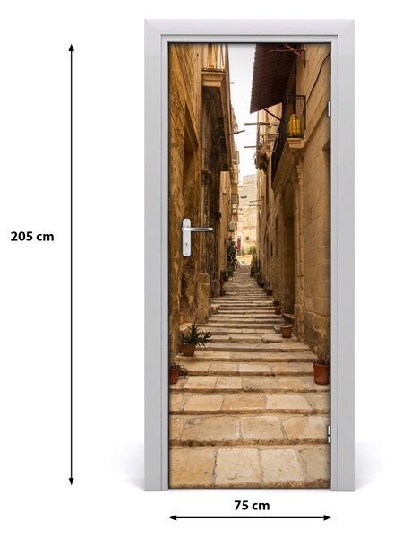Rivestimento Per Porta Strade a Malta 75x205 cm