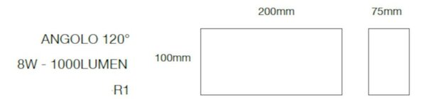 Applique moderno lampadari bartalini airurte r1 led cct ip65 acrilico - Lampadari Bartalini Gesso