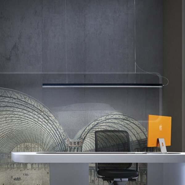 Lampadario moderno promoingross bar s120 led dimmerabile alluminio metacrilato - Promoingross