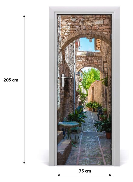 Rivestimento Per Porta Strade italiane 75x205 cm