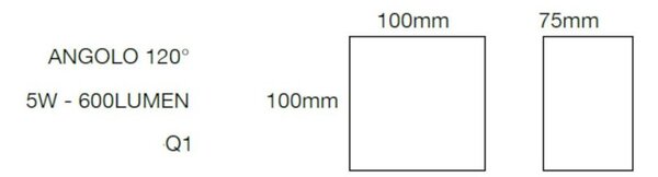 Applique moderno lampadari bartalini airurte q1 led cct ip65 acrilico - Lampadari Bartalini Gesso