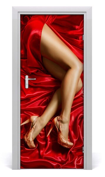 Sticker porta Gambe di raso 75x205 cm