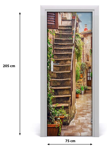 Rivestimento Per Porta Strade italiane 75x205 cm