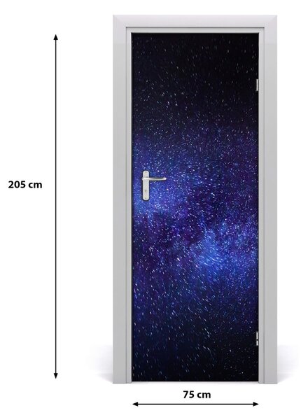 Adesivo per porta via Lattea 75x205 cm