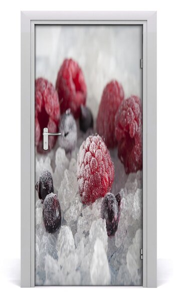 Adesivo per porta Frutta congelata 75x205 cm