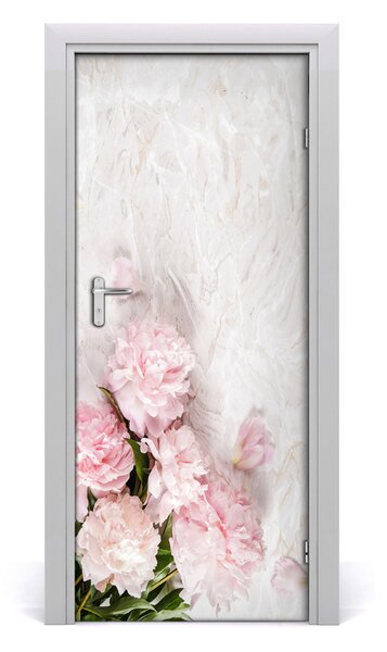 Sticker porta Piwoni Marble 75x205 cm