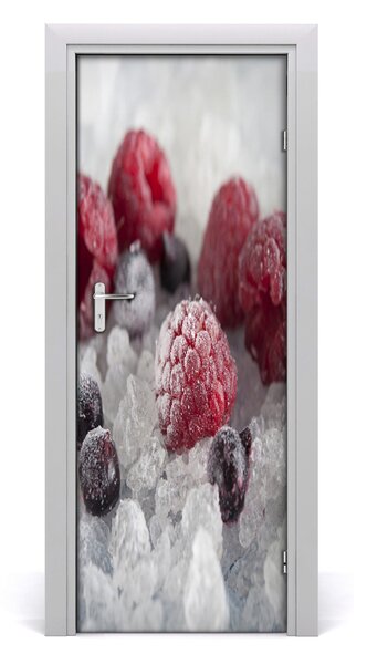 Adesivo per porta Frutta congelata 75x205 cm