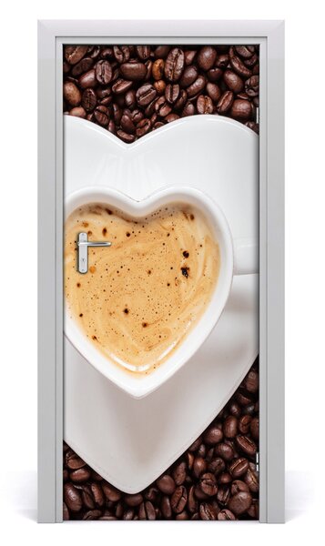 Adesivo per porta tazza di caff? 75x205 cm