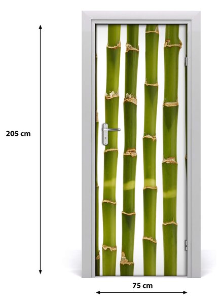 Adesivo per porta interna sul bamb? porta 75x205 cm