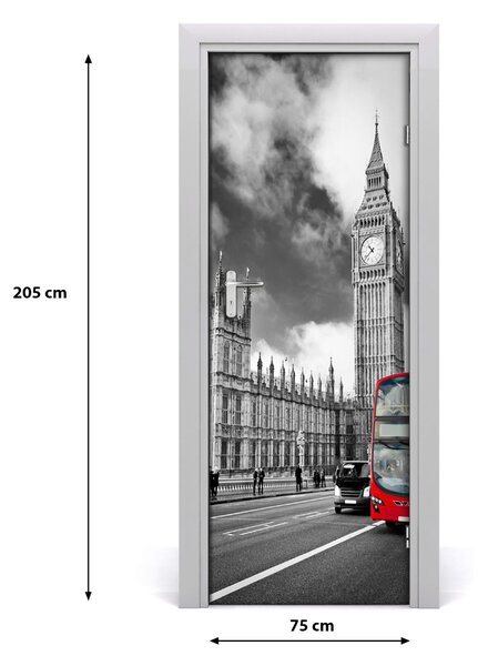 Rivestimento Per Porta Big Ben London 75x205 cm