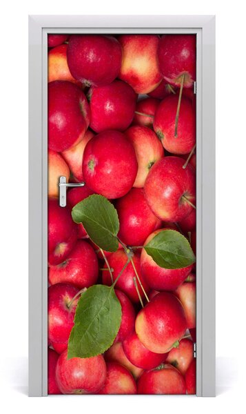 Adesivo per porta Mele rosse 75x205 cm