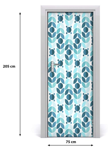 Adesivo per porta Sfondo geometrico 75x205 cm