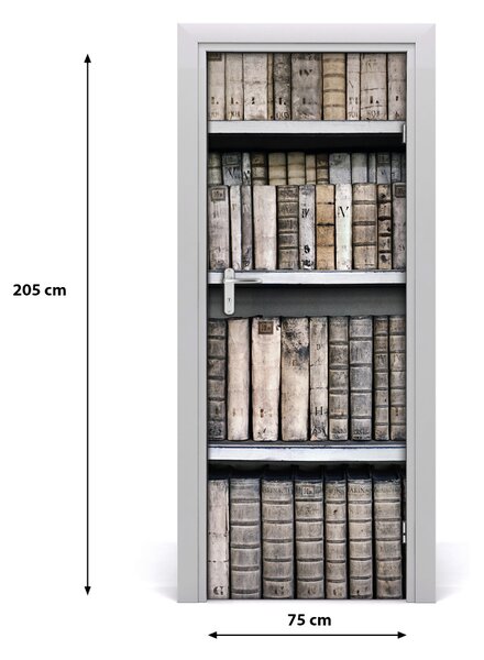 Adesivo per porta interna Scaffale 75x205 cm