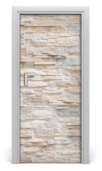 Poster adesivo per porta Muro di mattoni 75x205 cm