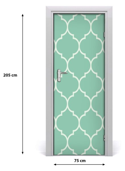 Adesivo per porta Background marocchino 75x205 cm