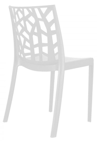 BICA Sedia per Esterni Impilabile in Polipropilene Dimensioni 47x55x82 cm colore Taupe - Matrix
