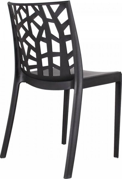 BICA Sedia per Esterni Impilabile in Polipropilene Dimensioni 47x55x82 cm colore Taupe - Matrix