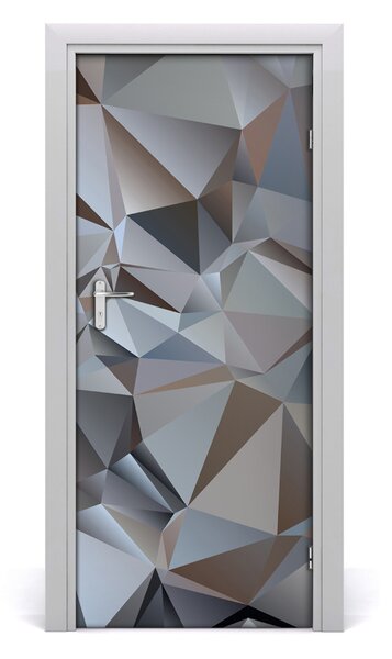 Adesivo per porta Astrazione del triangolo 75x205 cm