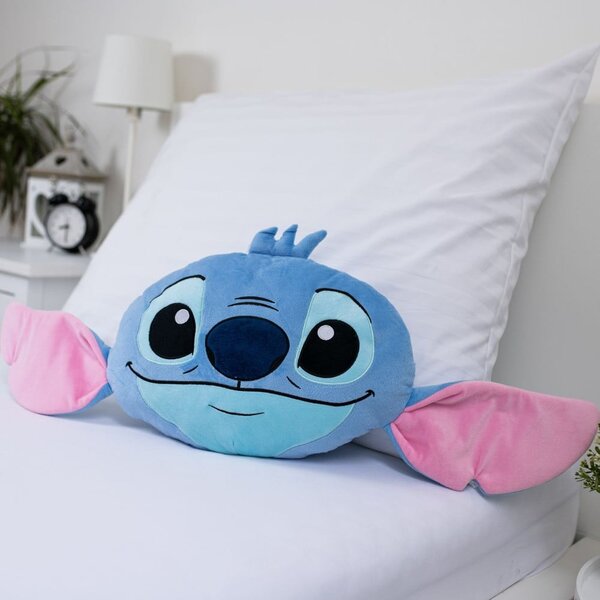 Cuscino per bambini in vello 41x32 cm Lilo and Stitch "Blue" – Jerry Fabrics