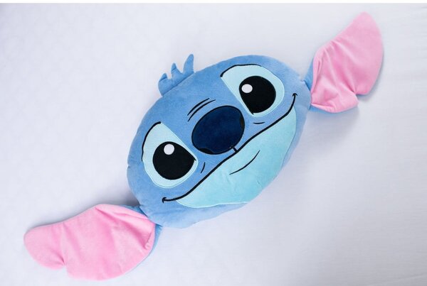 Cuscino per bambini in vello 41x32 cm Lilo and Stitch "Blue" – Jerry Fabrics