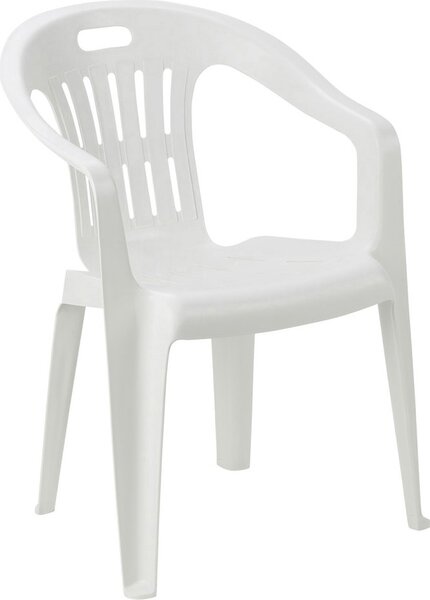 IPAE PROGARDEN Sedia per Esterni Impilabile in Polipropilene Dimensioni 56x55x78 cm colore Verde - Piona