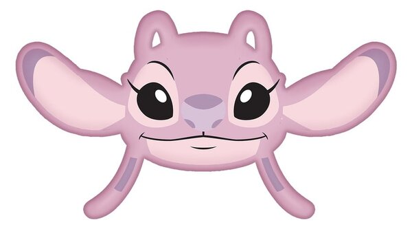 Cuscino per bambini in vello 41x32 cm Lilo and Stitch "Angel Pink" – Jerry Fabrics