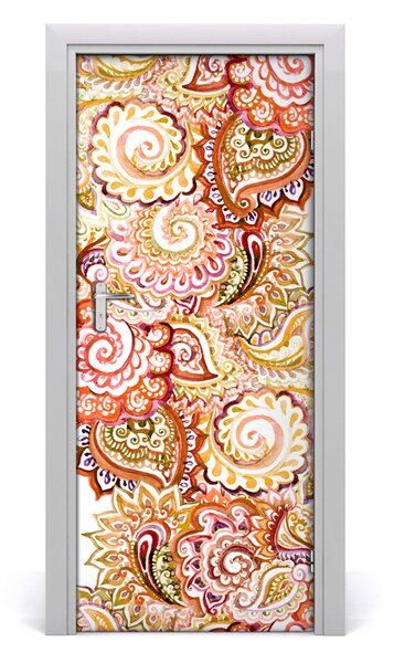 Poster adesivo per porta Ornamenti 75x205 cm