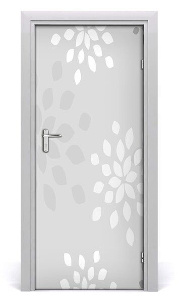 Adesivo per porta interna Pattern floreale 75x205 cm