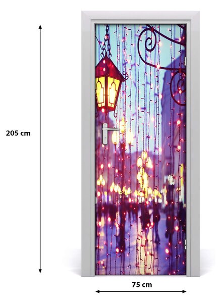 Rivestimento Per Porta Luci in citt? 75x205 cm
