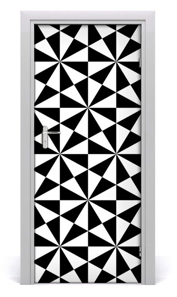 Adesivo per porta Sfondo geometrico 75x205 cm