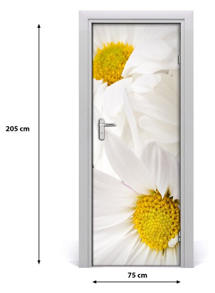 Poster adesivo per porta Margherita 75x205 cm