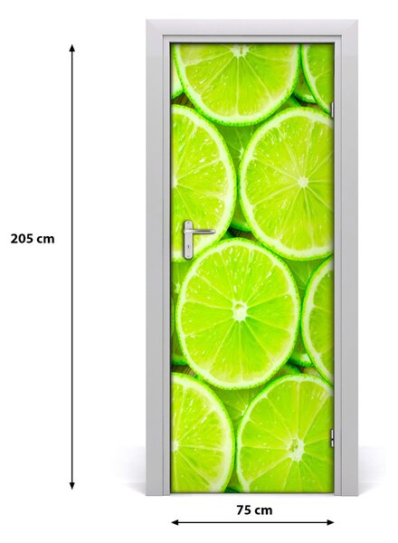 Sticker porta Lime 75x205 cm