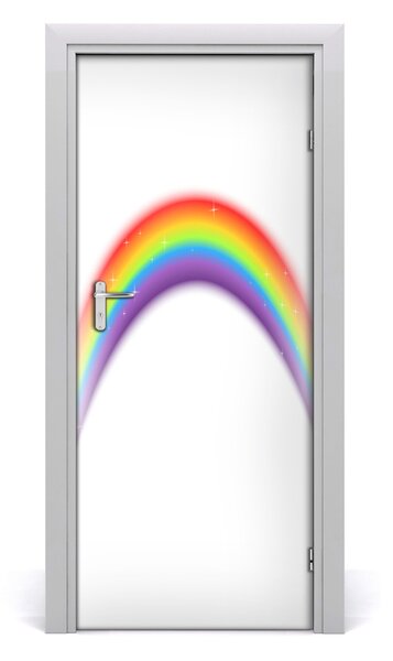 Adesivo per porta interna Arcobaleno 75x205 cm