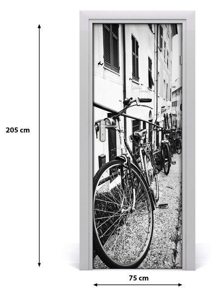 Adesivo per porta City Bikes 75x205 cm