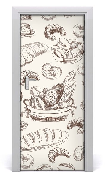 Adesivo per porta Pane 75x205 cm