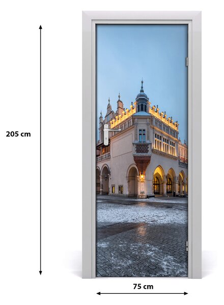 Adesivo per porta Cracow, Polonia 75x205 cm