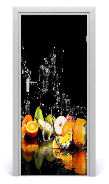 Adesivo per porta Frutta 75x205 cm