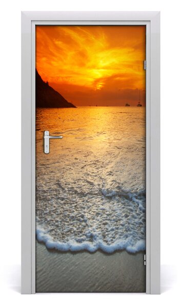 Sticker porta Il tramonto 75x205 cm