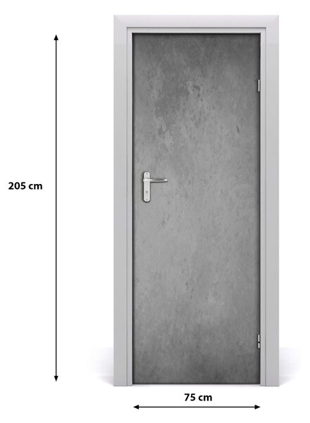 Adesivo per porta Sfondo concreto 75x205 cm