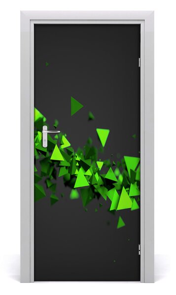 Adesivo per porta Onda geometrica 75x205 cm