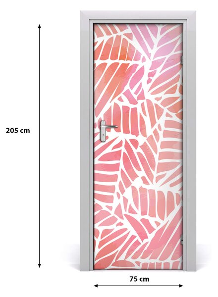 Adesivo per porta Modello astratto 75x205 cm