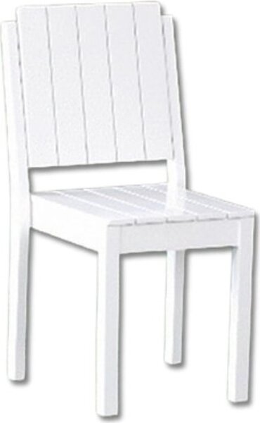 Lifeingarden Sedia per Esterni in Legno Dimensioni 46x46x90 cm colore Bianco - Modern