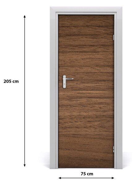 Poster adesivo per porta Sfondo di legno 75x205 cm