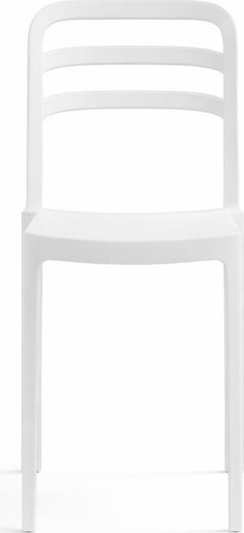 VivaGarden Sedia per Esterni in Polipropilene colore Bianco - Aspen