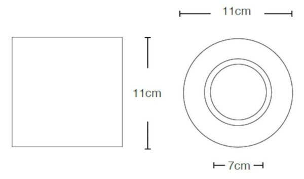 Plafoniera gesso lampadari bartalini palp t100 gu10 led verniciabile - Lampadari Bartalini Gesso