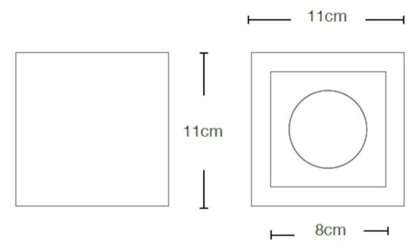 Plafoniera gesso lampadari bartalini palp c100 gu10 led verniciabile - Lampadari Bartalini Gesso