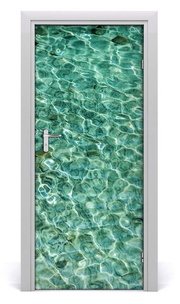 Sticker porta Acqua trasparente 75x205 cm