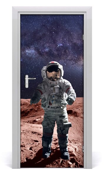 Adesivo per porta interna Astronauta 75x205 cm