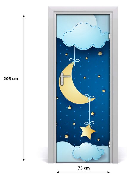 Sticker porta Notte 75x205 cm